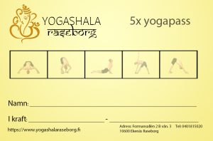 5x Class Pass | 50 Yoga Credits